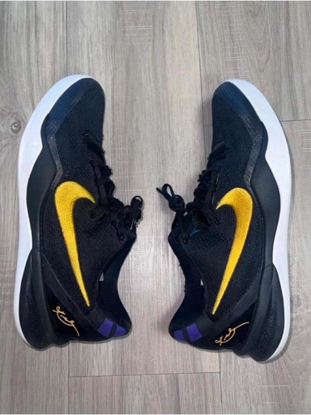 Nike Kobe 8 Proto Black and Gold Size 11.5